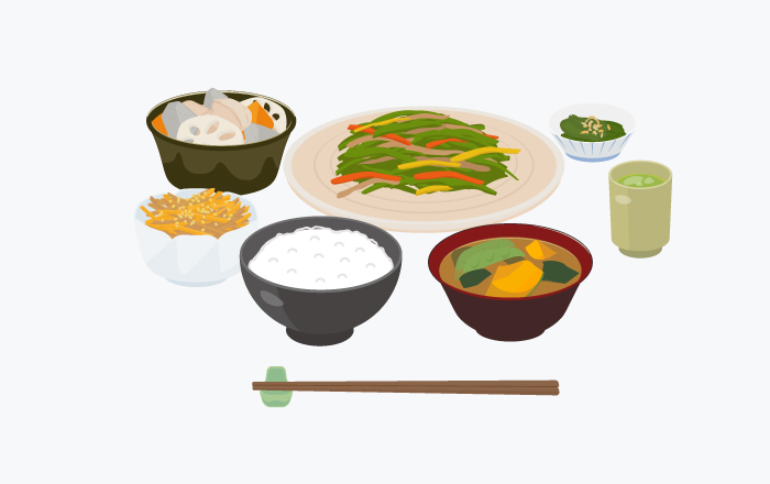 食事のイラスト
