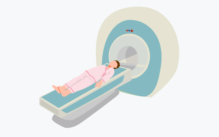 定期検診のイラスト